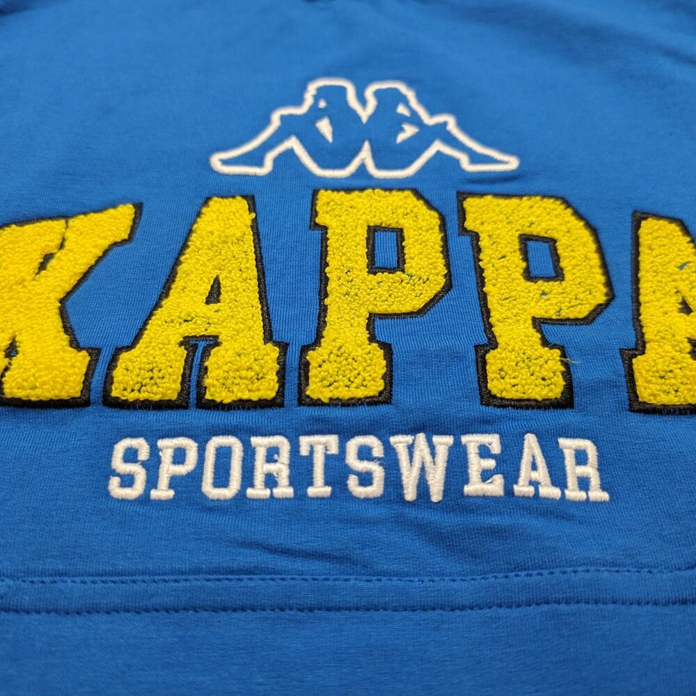 Kappa Unisex Crew Neck Blue Pullover Loopknit Long Sleeve 8Yrs Sweatshirt NWOT - Picture 3 of 8